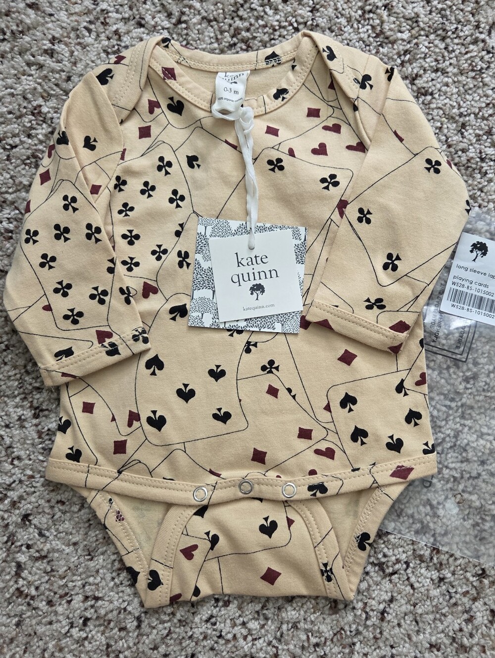 Kate Quinn Long Sleeve Baby Bodysuit